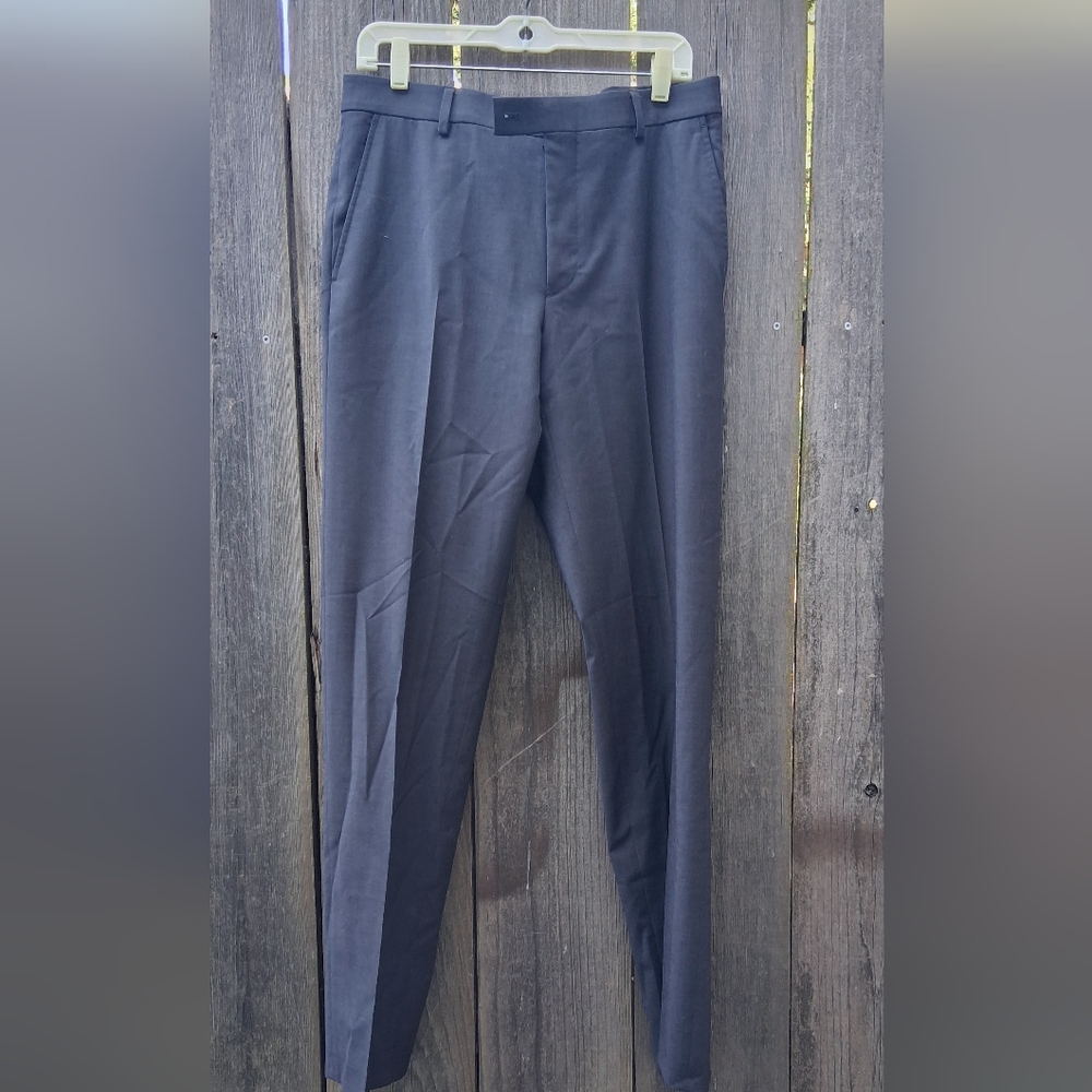 Kenneth Cole Black Dress Pants Elegant Formal Wear